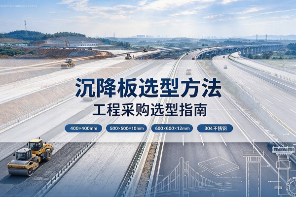 遂溪沉降板选择方法