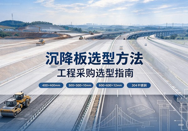遂溪沉降板选择方法